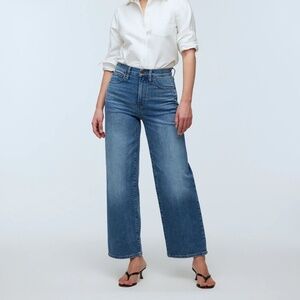 Madewell Perfect Vintage Wide Leg Blue Jeans